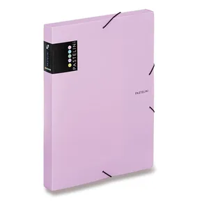PP-Box mit Gummi A4 PASTELINI lila
